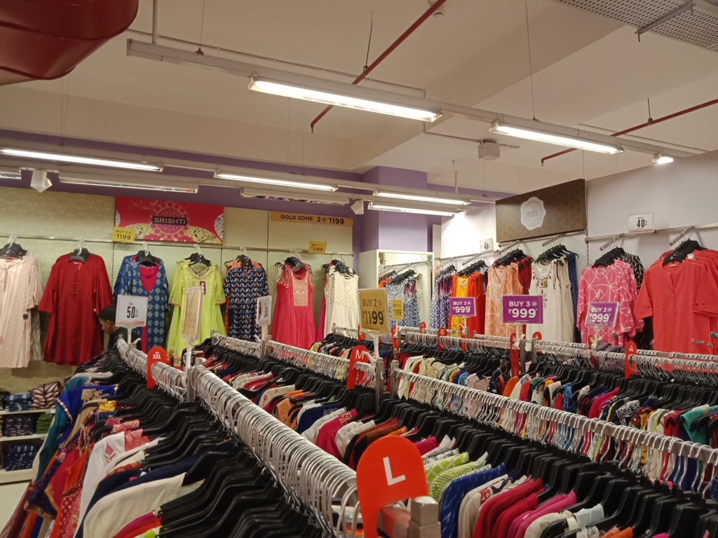 The Pimple Saudagar outlet in Pune and the Chowk outlet in Lucknow offer excellent selections of everyday wear at unbeatable prices